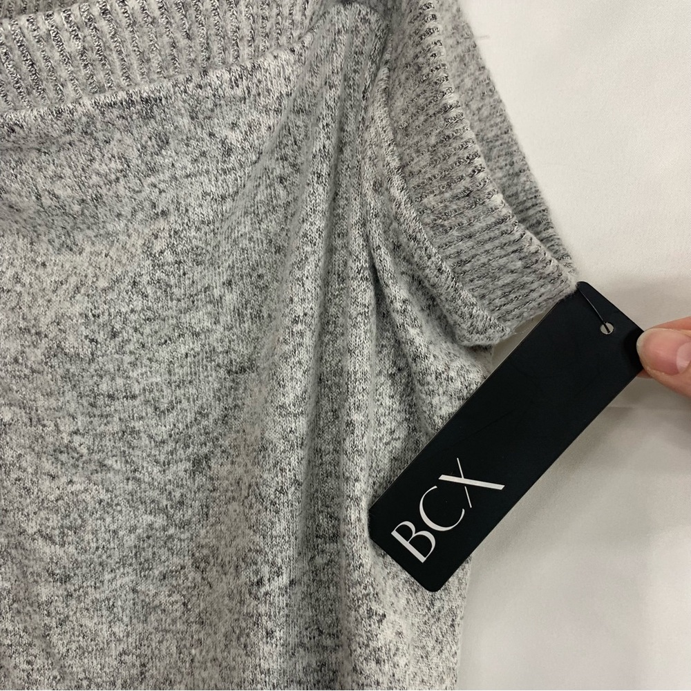 NWT BCX Heather Gray Knit Sleeveless Sweater Tank Top, Size XL - Picture 4 of 9